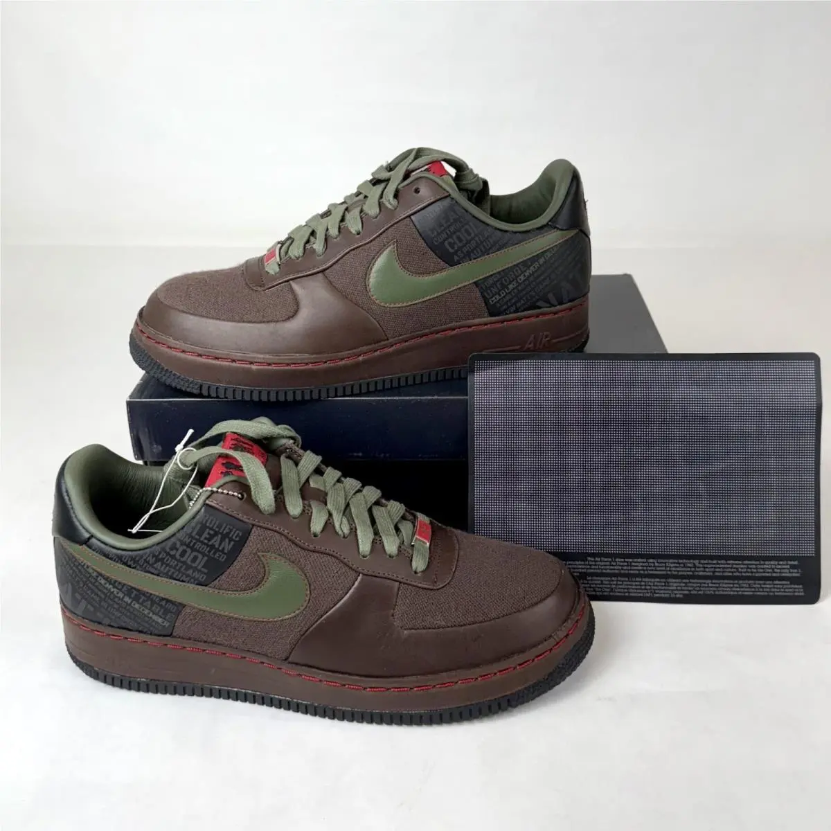 Nike Air Force 1 Low Supreme Six Calvin Natt 315339 211 Size 11.5