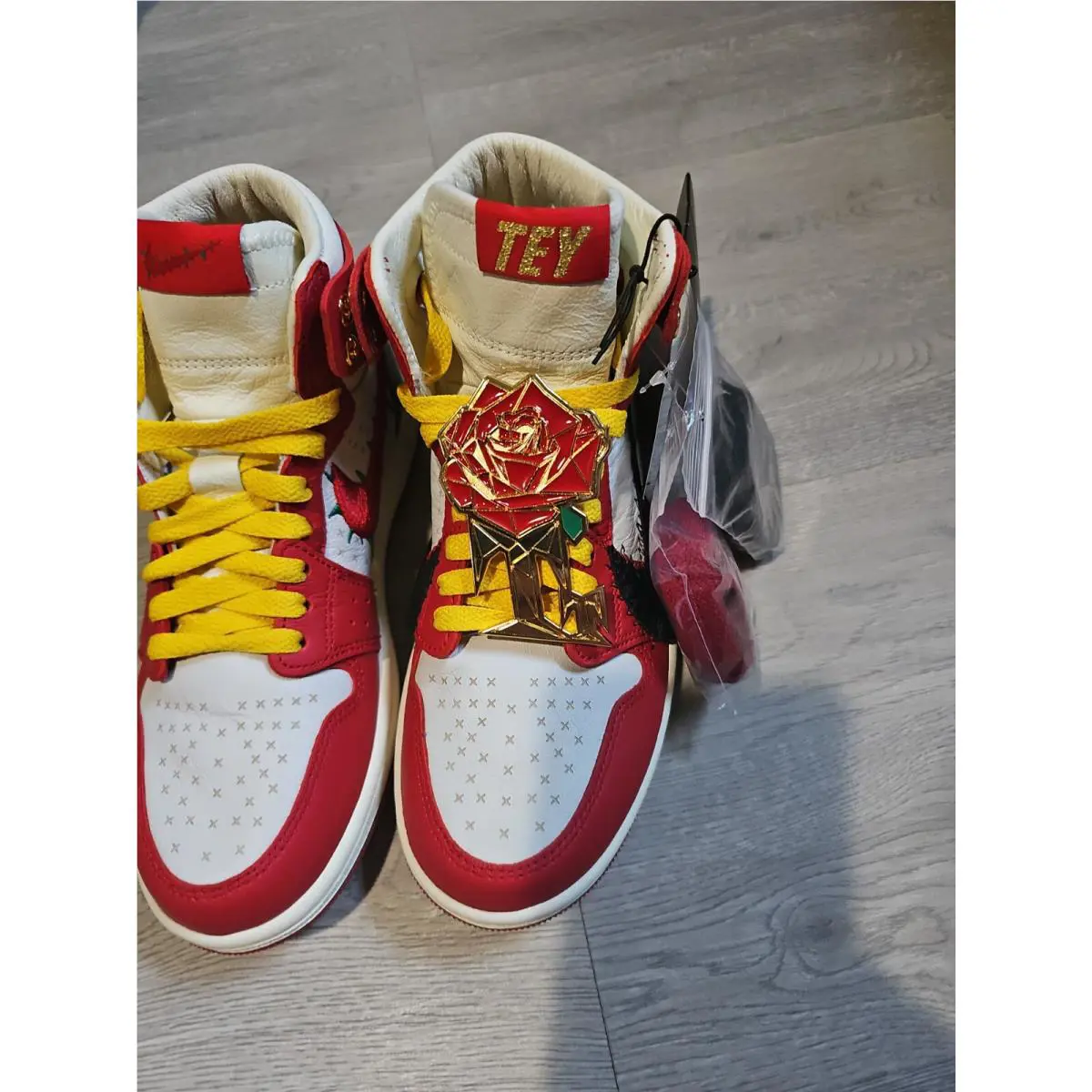 Nike shoes - air jordan 1 zoom - air zoom - FJ0604-601 - gym red/black-summit white (UPC: 196605141085) 4