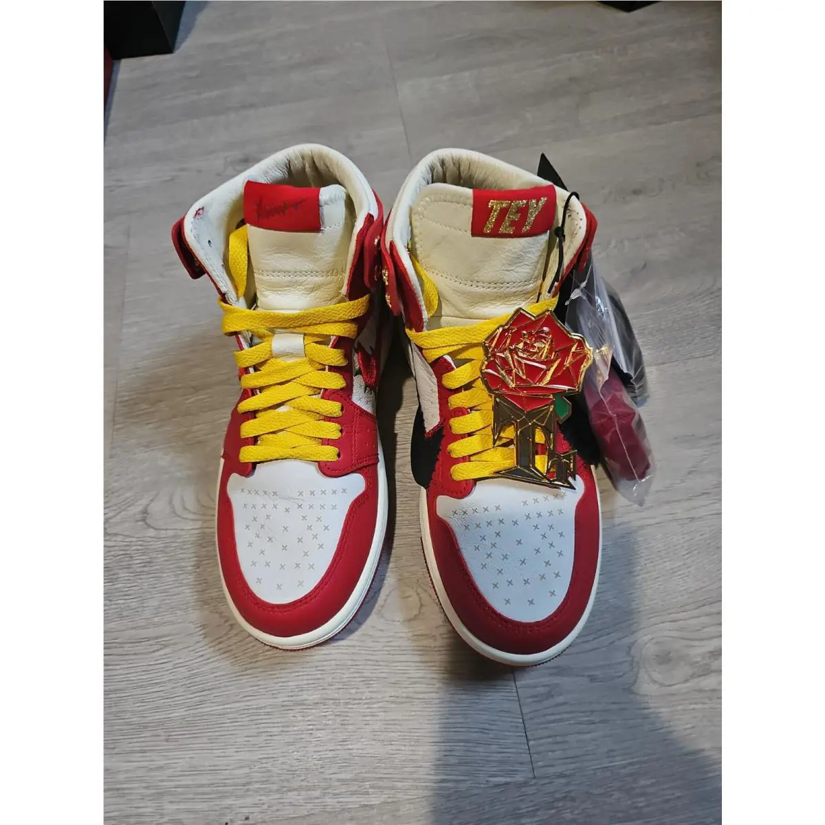Nike shoes - air jordan 1 zoom - air zoom - FJ0604-601 - gym red/black-summit white (UPC: 196605141085) 5