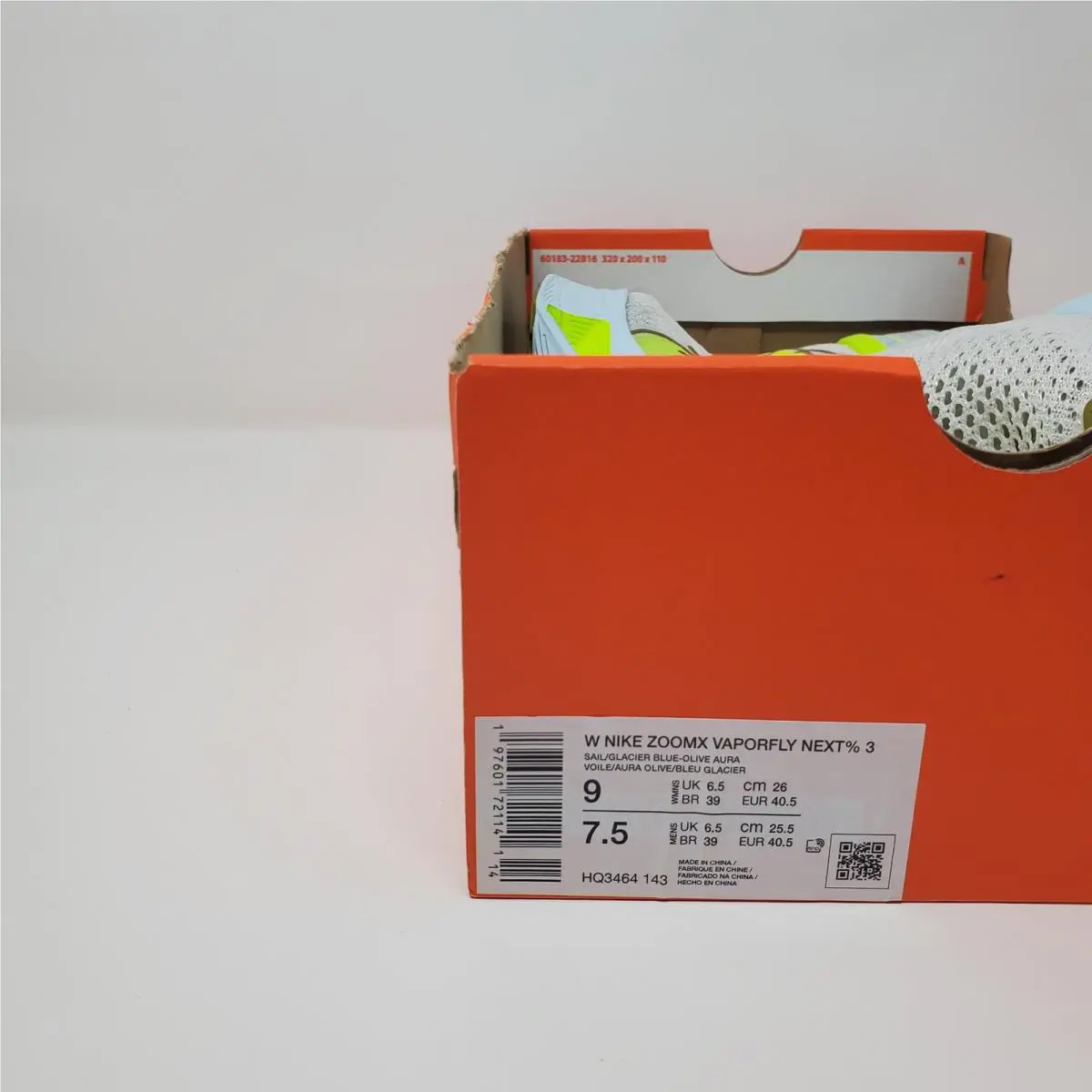 Nike shoes - Nike ZoomX Vaporfly Next% 3 - HQ3464-143 - Green 9
