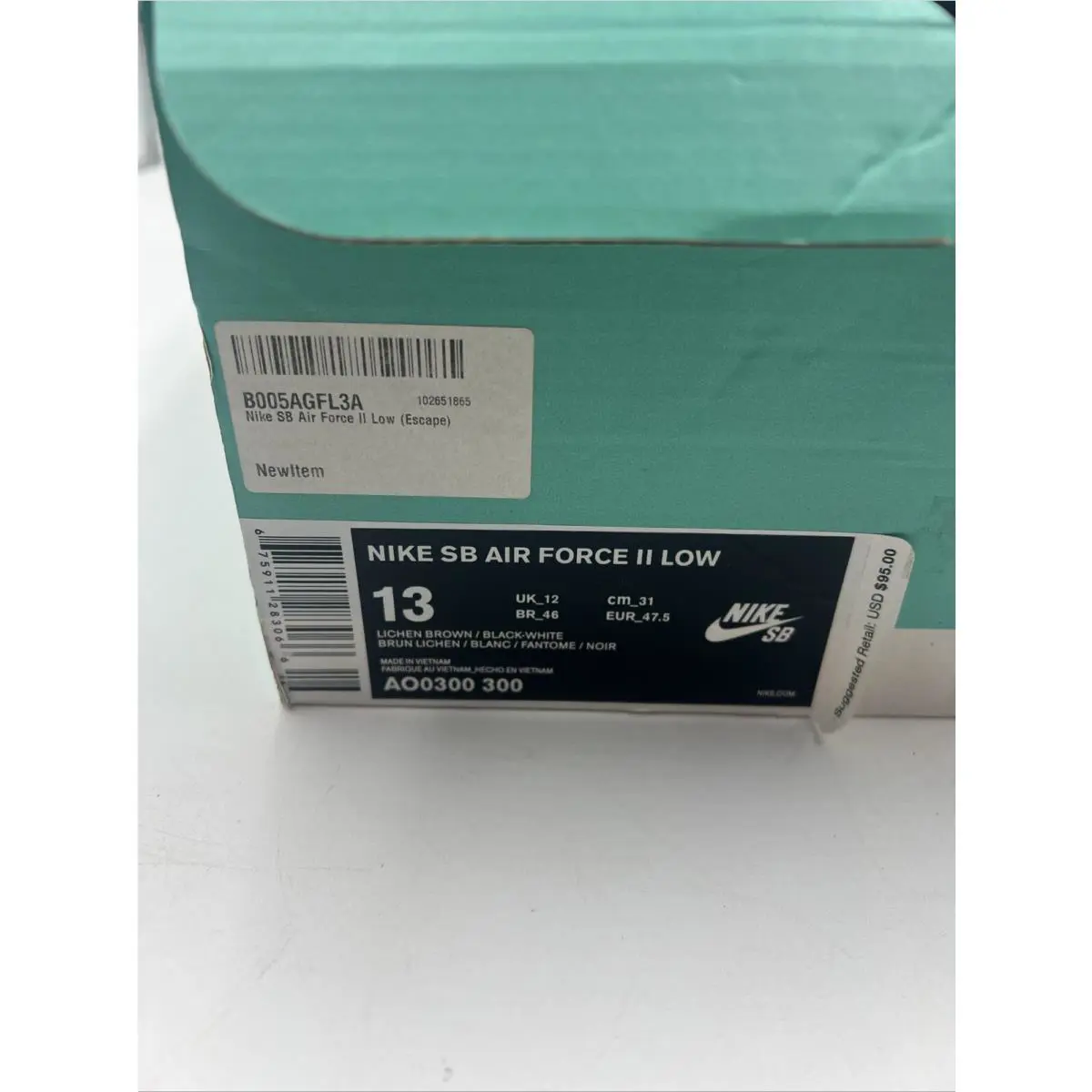 Nike shoes - Nike Air Force 2 - Air Force - AO0300-300 - Brown 0