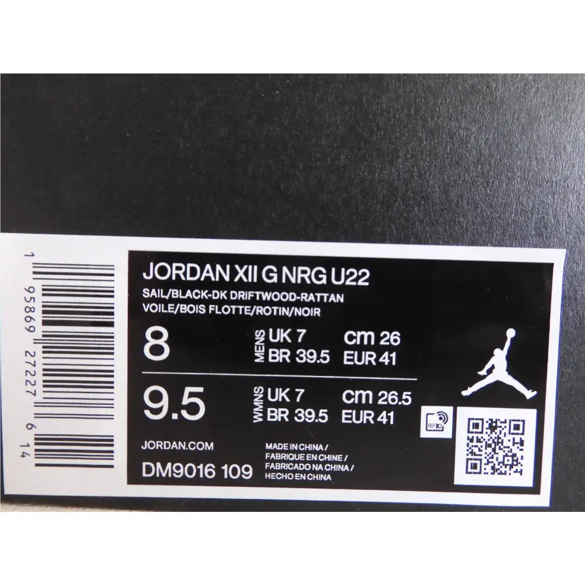 Nike shoes - Air Jordan 12 - Air - DM9016-109 - Brown (UPC: 195869272290) 3