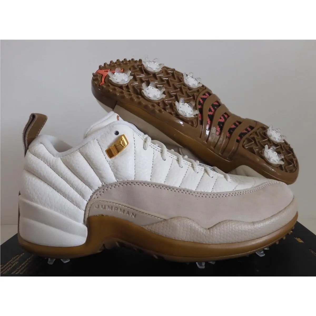 Air Jordan Xii 12 Retro G Nrg U22 Sail-black-brown SZ 9 DM9016-109 by Nike