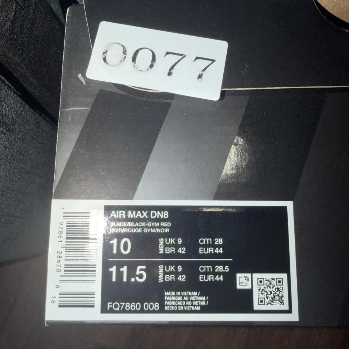 Nike shoes - Nike Air Max DN - Air Max - FQ7860008 - Black/University Red (UPC: 197860567818) 3