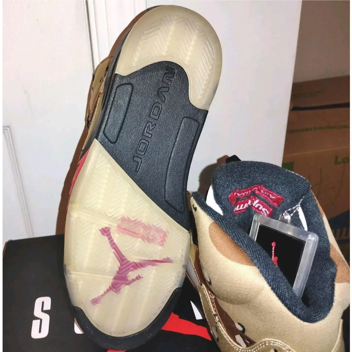 Nike shoes - Air Jordan 5 - Air - 824371-201 - Multicolor (UPC: 0886691359609) 8