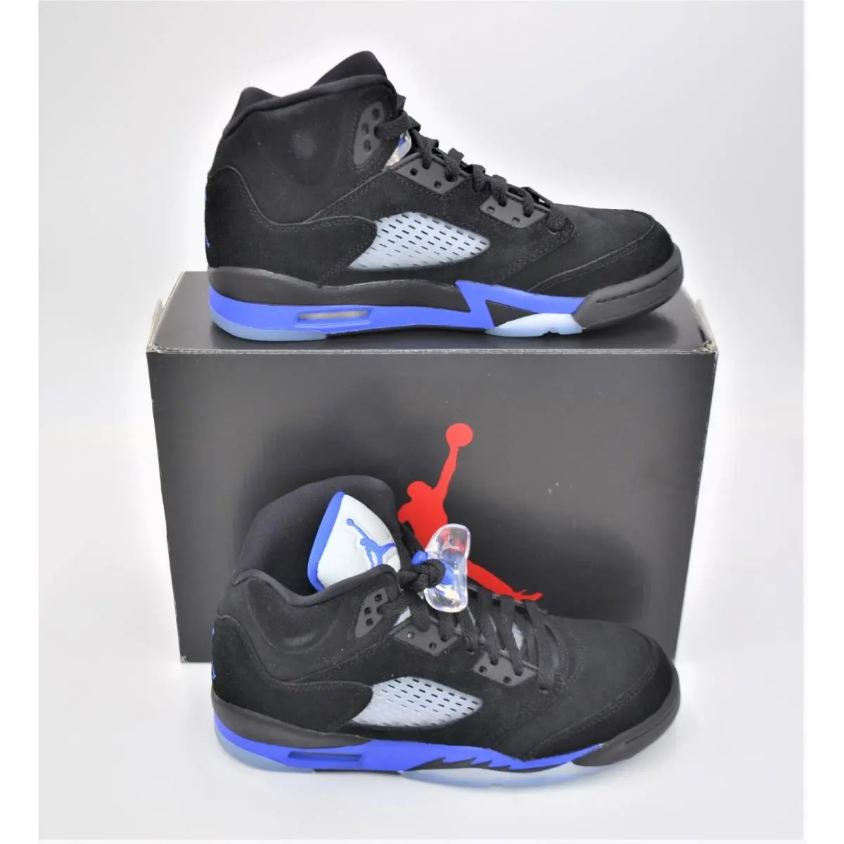 Nike Air Jordan 5 Retro Shoes GS Boys SZ 6.5Y W Size 8 Blue Racer 440888-004