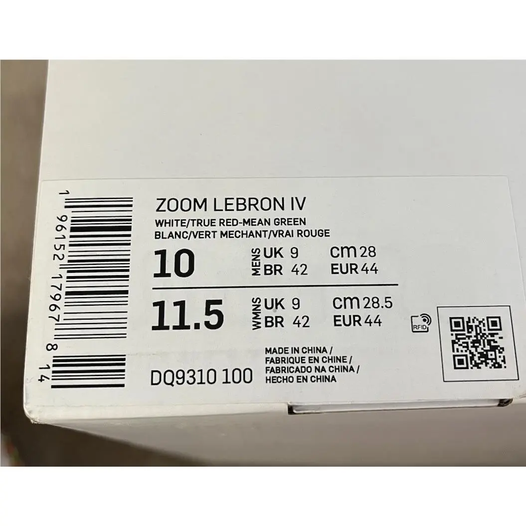 Nike shoes - Nike Zoom Lebron 4 - Zoom Lebron - DQ9310-100 - Multicolor (UPC: 0196152179715) 8