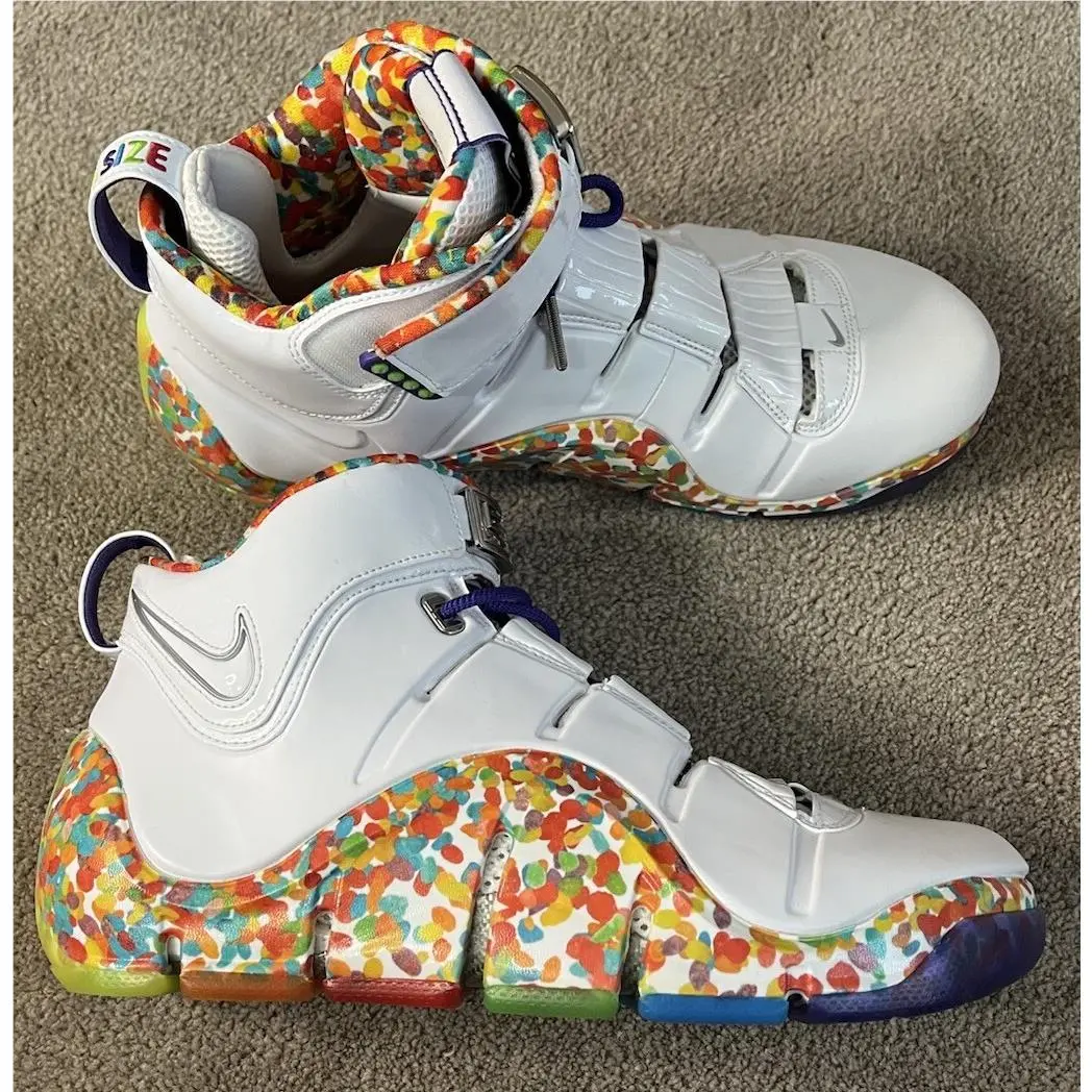 Nike shoes - Nike Zoom Lebron 4 - Zoom Lebron - DQ9310-100 - Multicolor (UPC: 0196152179715) 3