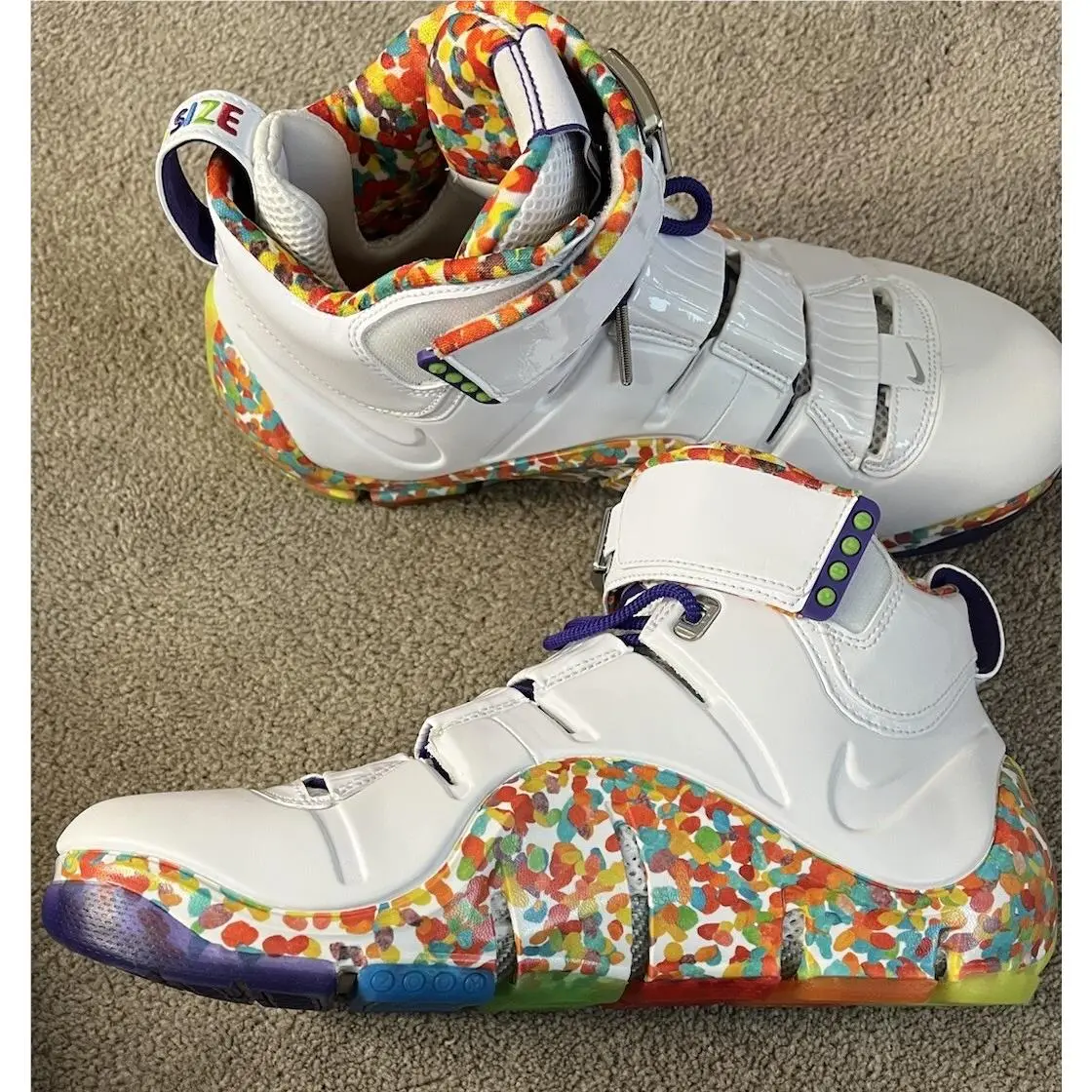 Nike shoes - Nike Zoom Lebron 4 - Zoom Lebron - DQ9310-100 - Multicolor (UPC: 0196152179715) 4