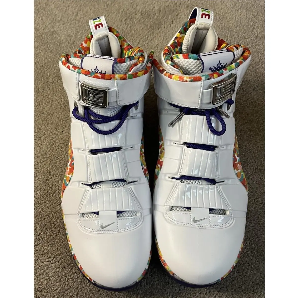 Nike shoes - Nike Zoom Lebron 4 - Zoom Lebron - DQ9310-100 - Multicolor (UPC: 0196152179715) 6