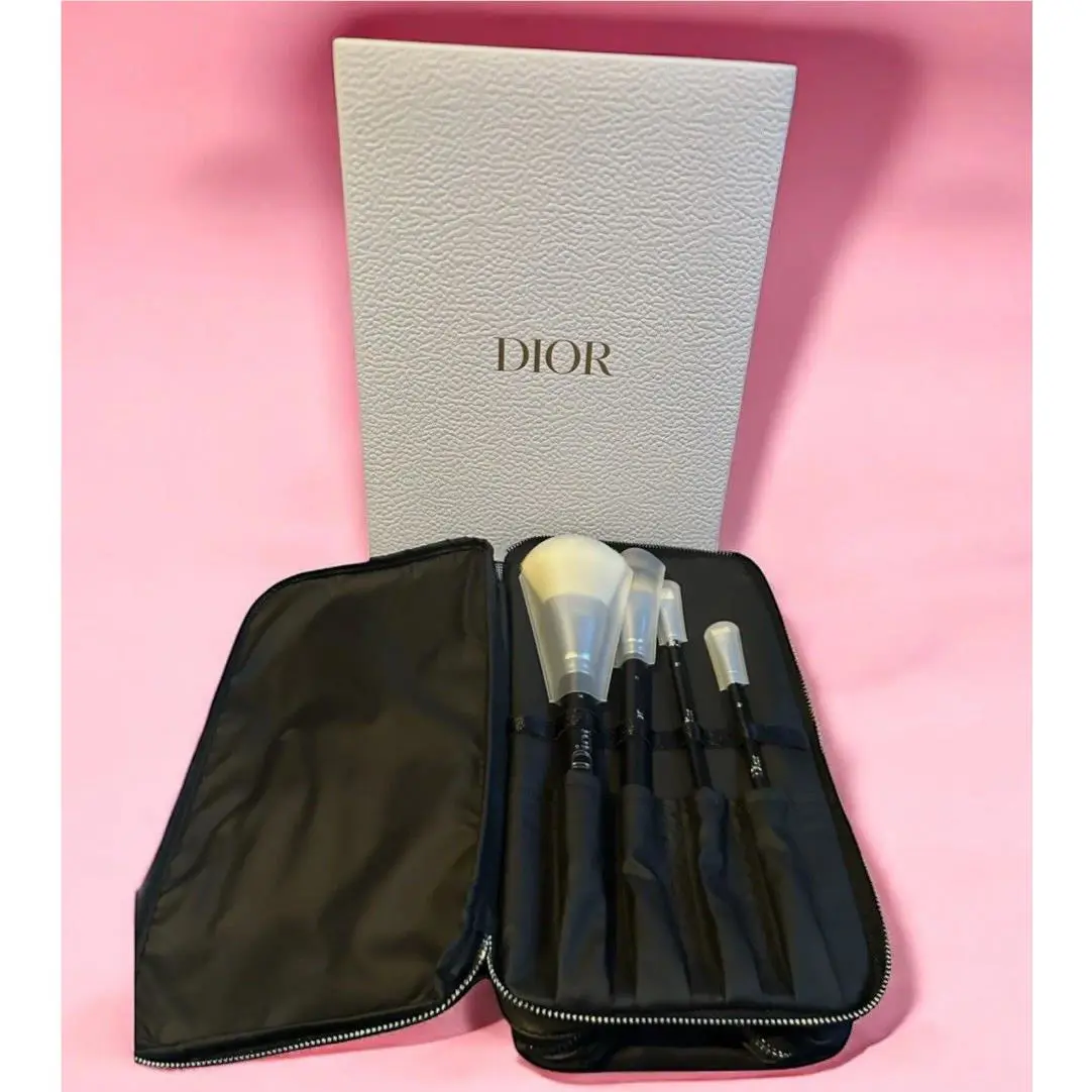 Backstage Vip Gift Make up Brush Set Travel Vanity Case Bag Pouch by Dior