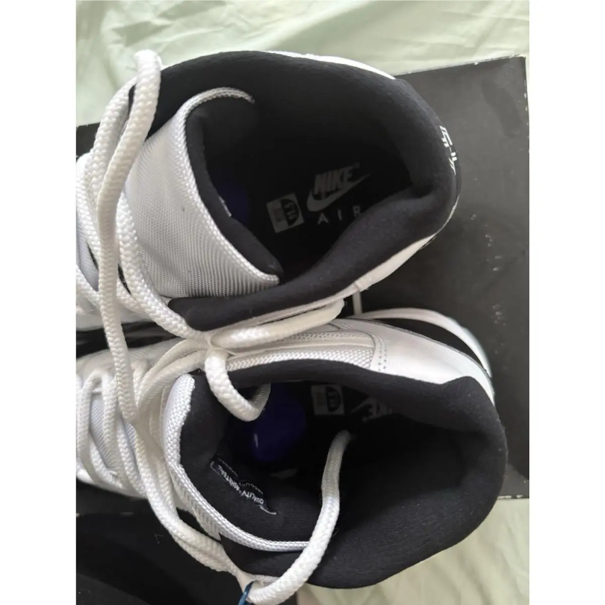 Nike shoes - Air Jordan 11 - Air - 378037-100 - White, Manufacturer: White/Black/Dark Concord (UPC: 0191887992660) 3