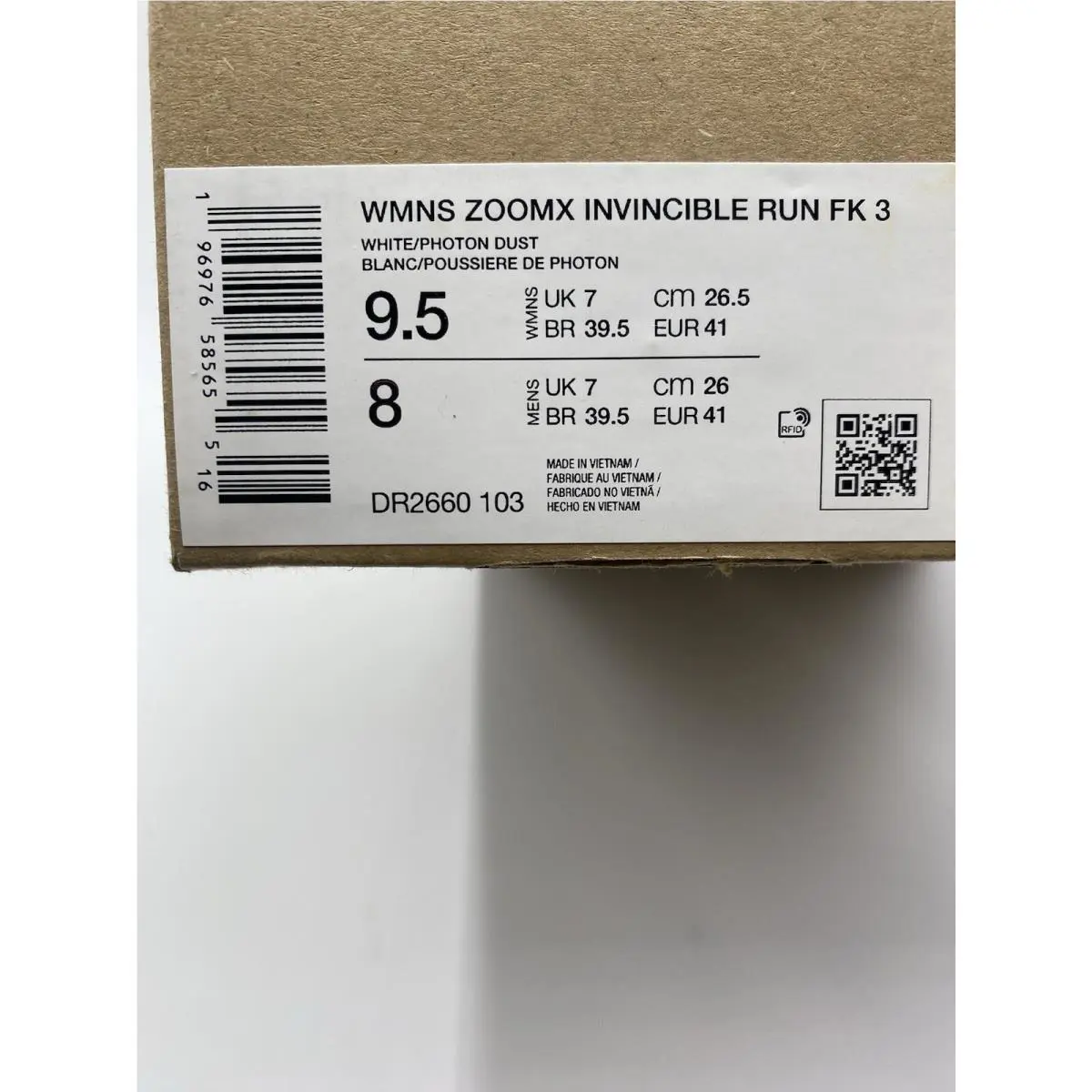 Nike shoes - Nike ZoomX Invincible - ZoomX Invincible - DR2660 103 - White/Photon Dust (UPC: 196976585655) 6