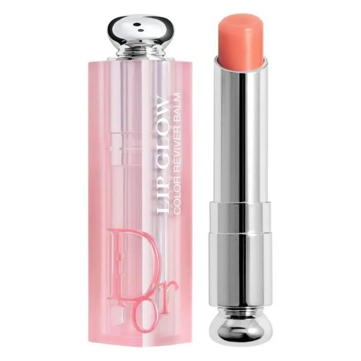 Dior Addict Lip Glow Coral Sheer Pink Lip Color Moisturizing Balm 80g