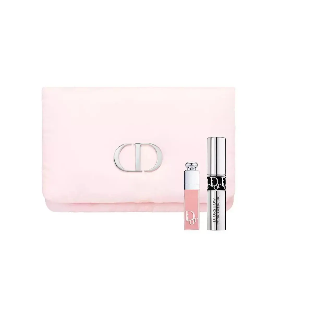 Pink Cosmetic Makeup Puffer Pouch Bag Pink Cosmetic Bag by Dior