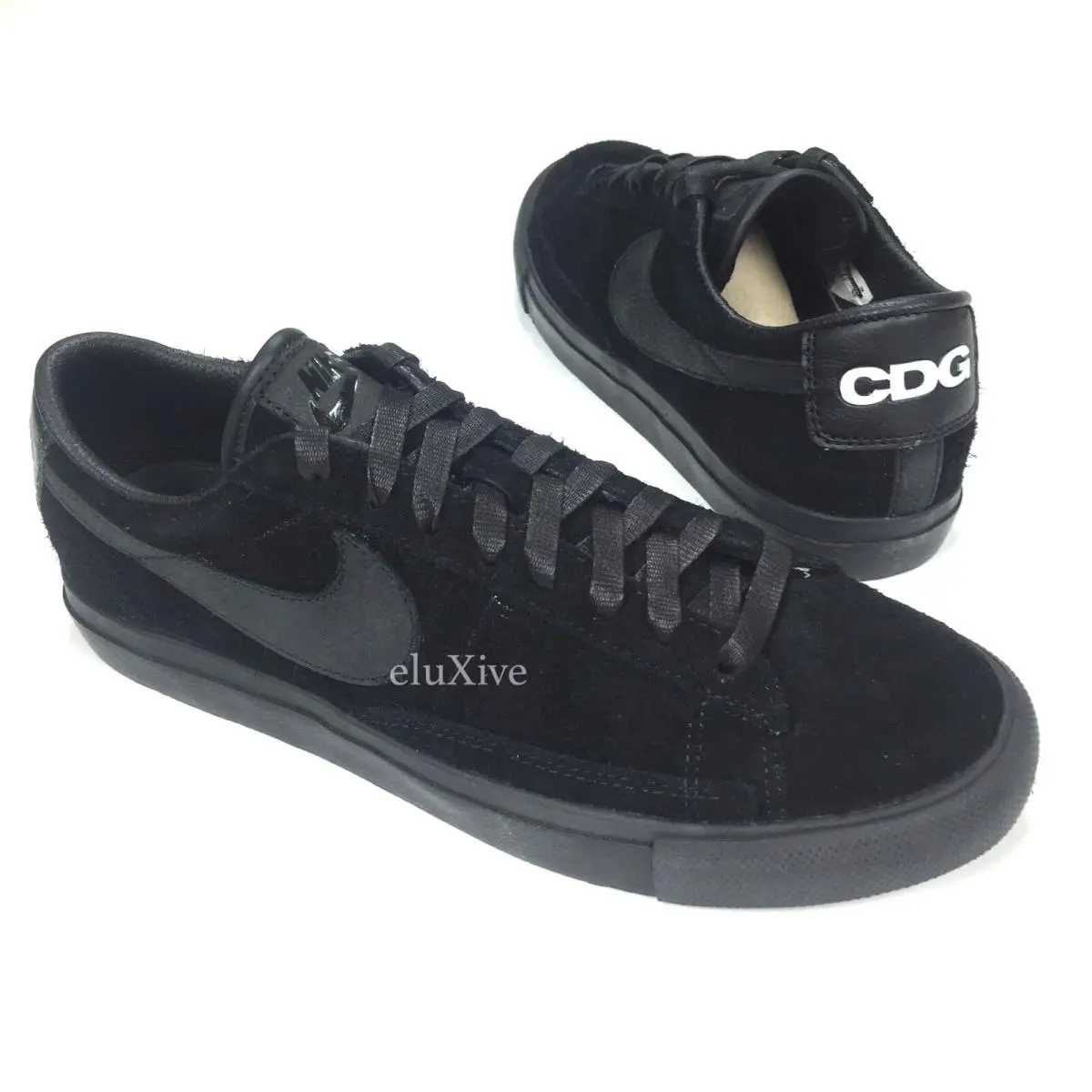 Comme Des Garcons Nike Blazer Low Prem Cdg SP Black Suede 11.5 DS