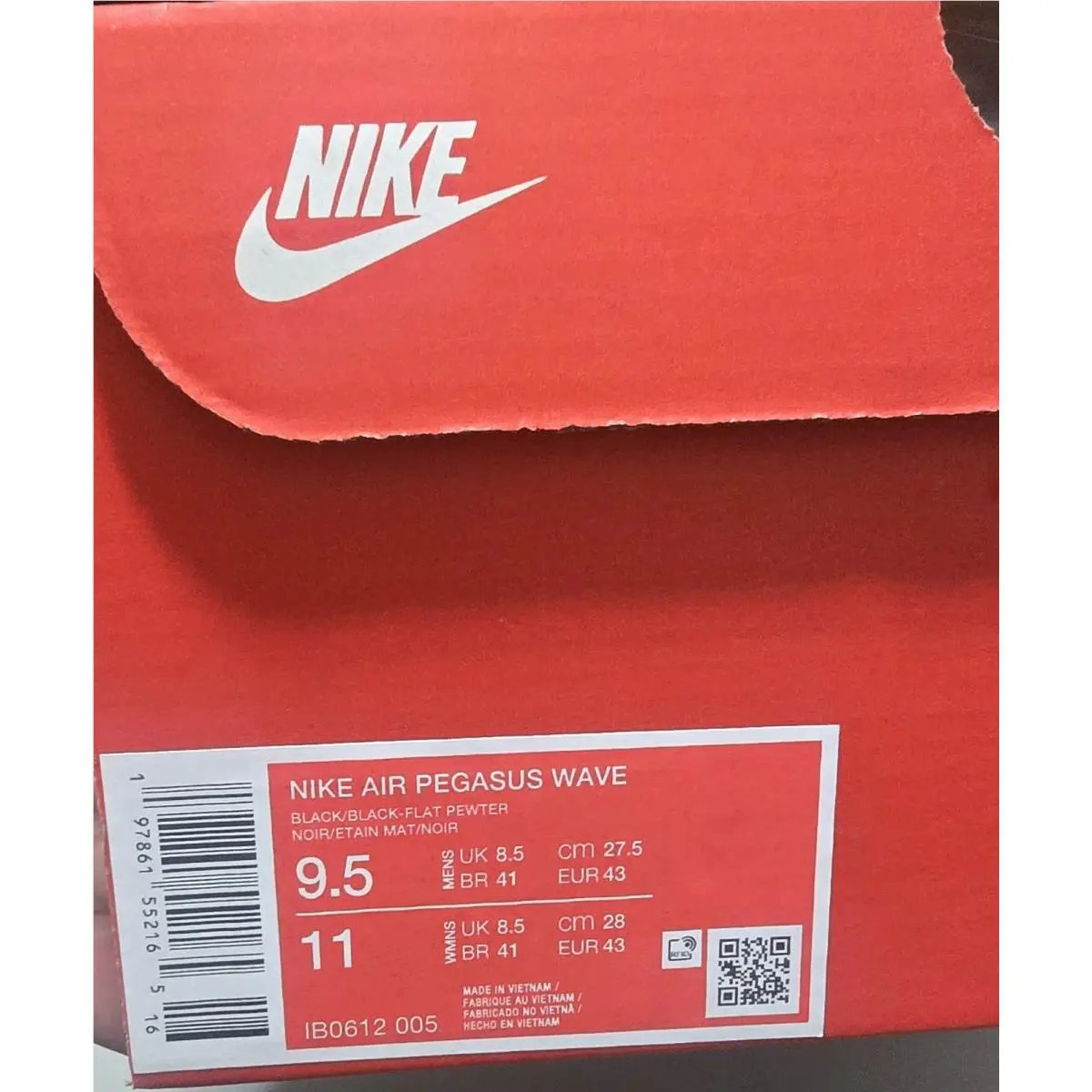 Nike shoes - Nike Air Pegasus - Air Pegasus - IB0612-005 - Black (UPC: 197967680205) 5