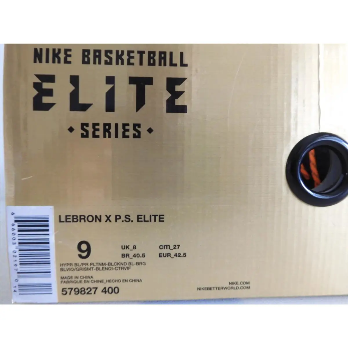 Nike shoes - Nike LeBron 10 - LeBron - 579827-400 - Blue (UPC: 666003021970) 3