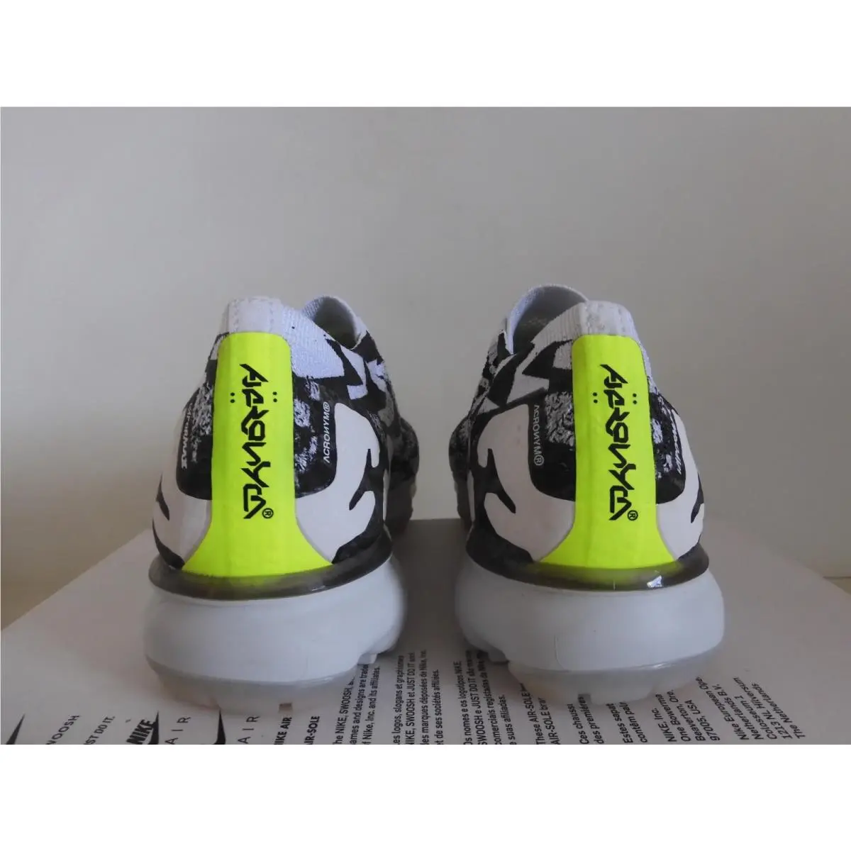 Nike shoes - Nike Air VaporMax Flyknit Moc 2 - AQ0996-001 - Volt (UPC: 640135884627) 3