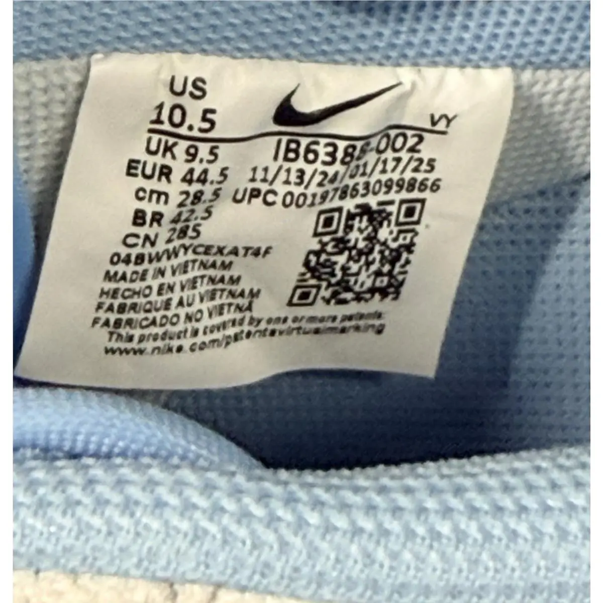 Nike shoes - Nike Air Force 1 `07 LV8 - IB6388-002 - PHOTON DUST/PSYCHIC BLUE-WHITE (UPC: 197863099866) 9