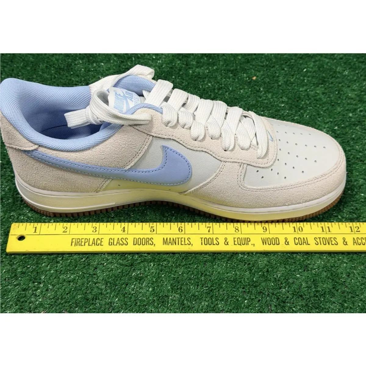 Nike shoes - Nike Air Force 1 `07 LV8 - IB6388-002 - PHOTON DUST/PSYCHIC BLUE-WHITE (UPC: 197863099866) 11
