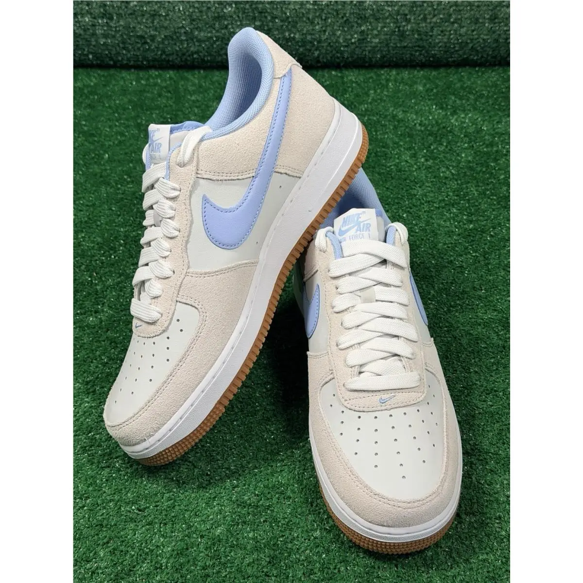 Nike shoes - Nike Air Force 1 `07 LV8 - IB6388-002 - PHOTON DUST/PSYCHIC BLUE-WHITE (UPC: 197863099866) 4
