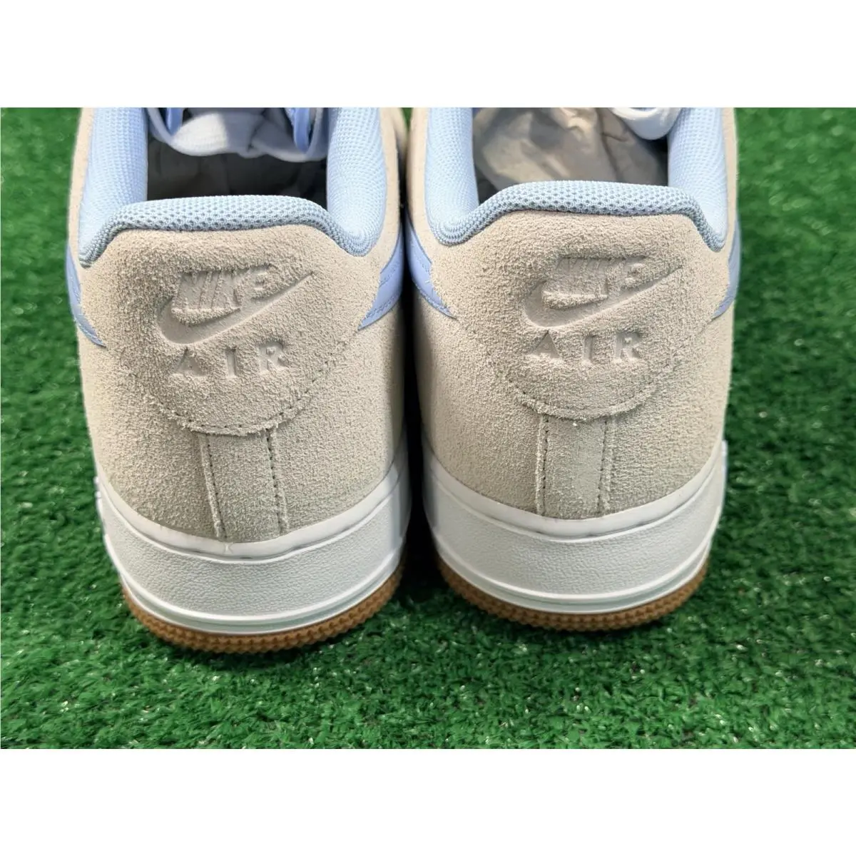Nike shoes - Nike Air Force 1 `07 LV8 - IB6388-002 - PHOTON DUST/PSYCHIC BLUE-WHITE (UPC: 197863099866) 7