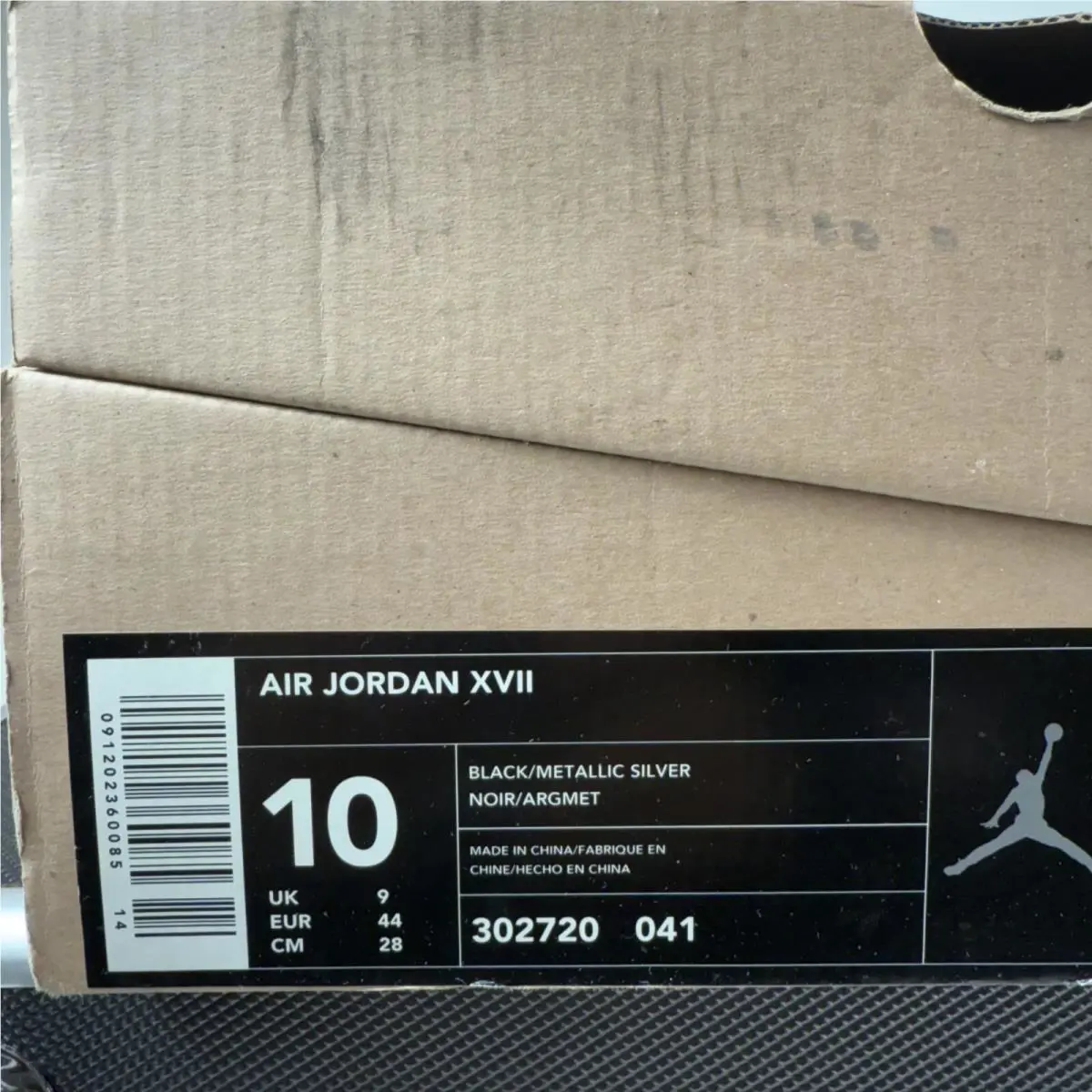 Nike shoes - Air Jordan 17 - Air - 302720-041 - Black 9