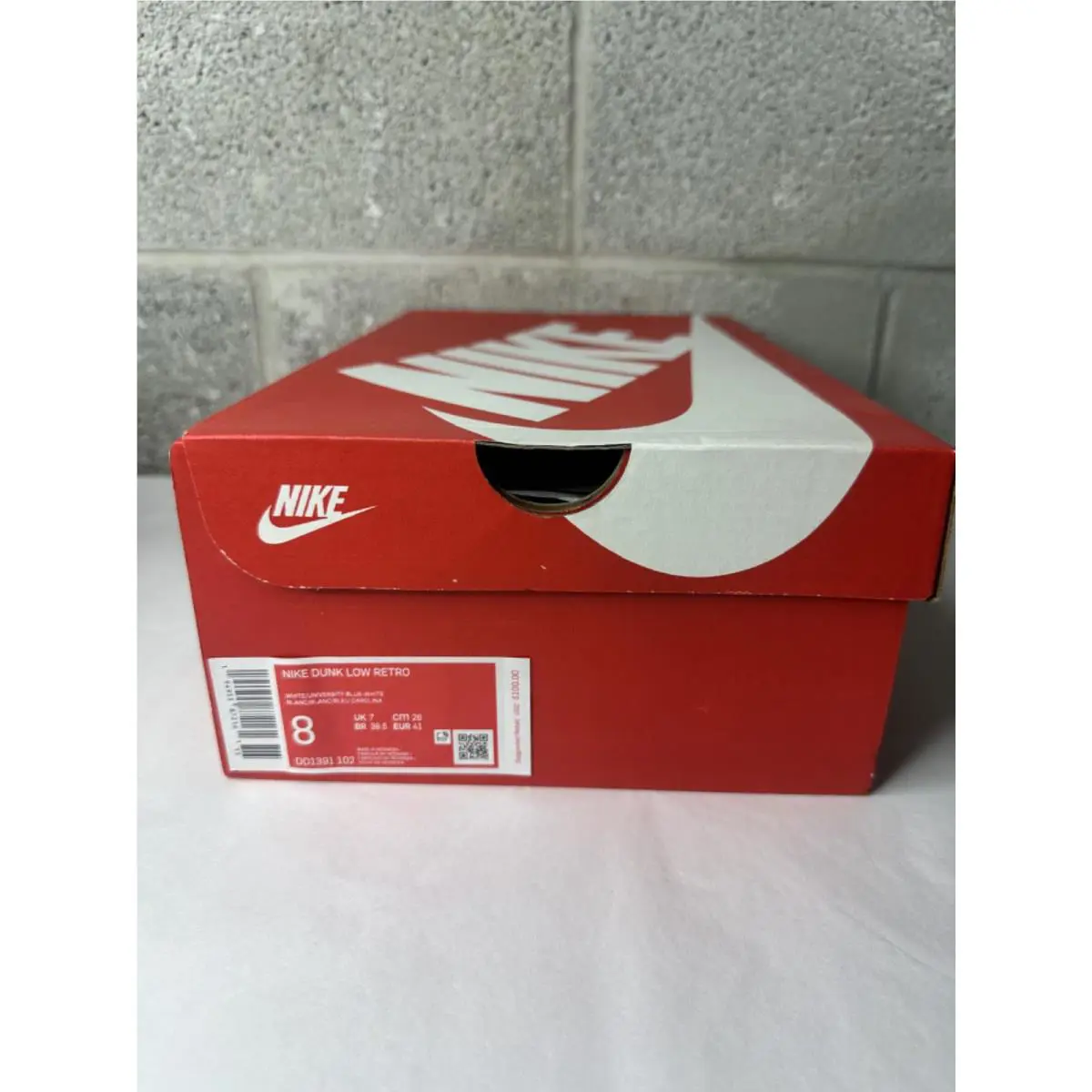 Nike shoes - Nike Dunk Low - Dunk Low - DD1391-102 - Blue, Manufacturer: White/University Blue/White 4