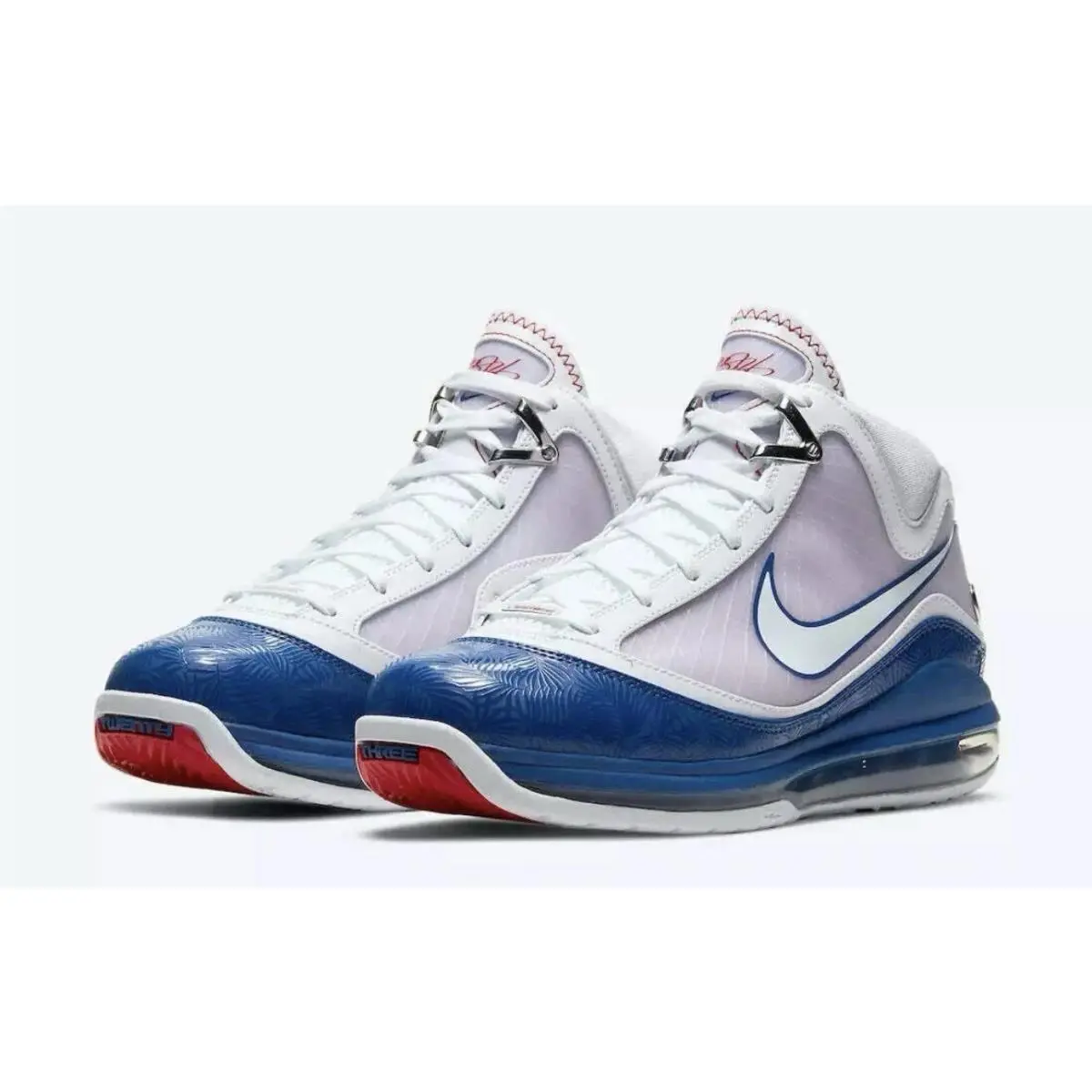 Nike Men`s Lebron Vii QS 7 Baseball Rush Blue Dodgers DJ5158-100 Size 9