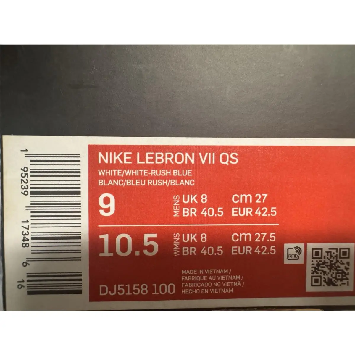 Nike shoes - Nike LeBron 7 - LeBron - DJ5158-100 - Blue 5