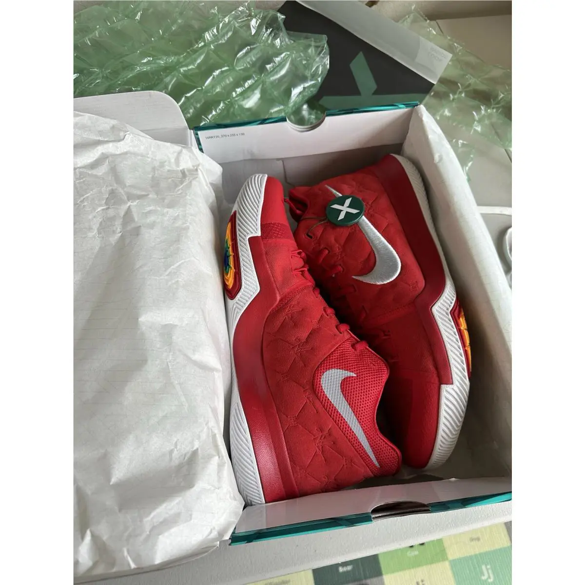 Nike shoes - Nike Kyrie 3 - Kyrie - 852395-601 - Red 0