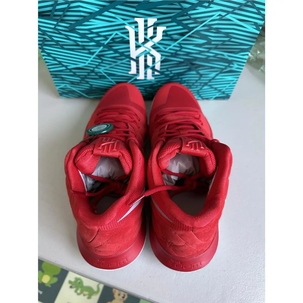 Nike shoes - Nike Kyrie 3 - Kyrie - 852395-601 - Red 6