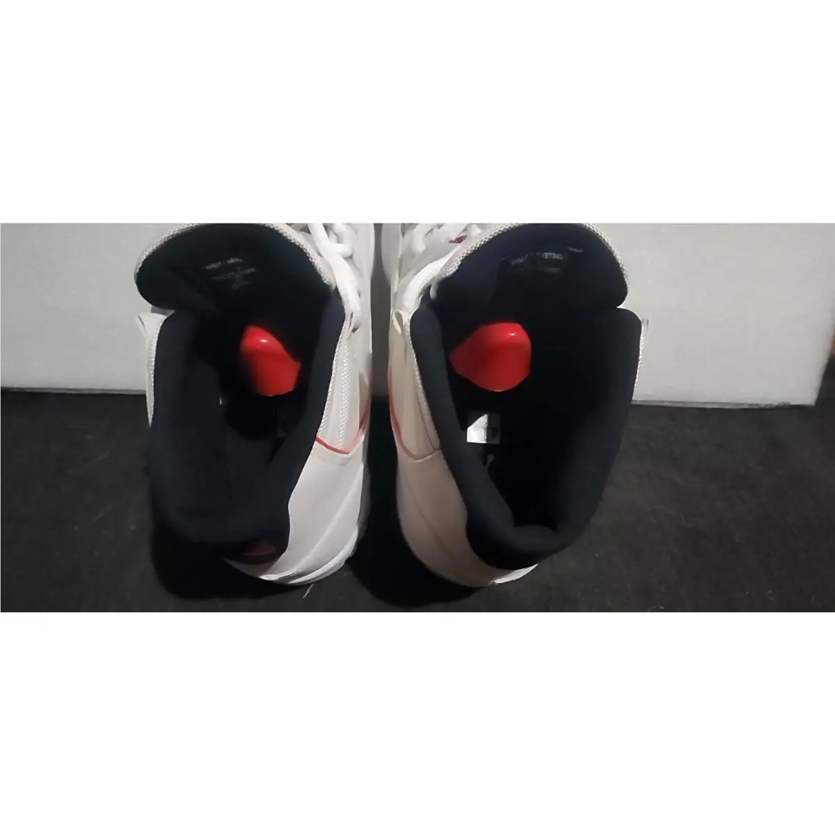 Nike shoes - Air Jordan 11 - Air - 378037-016 - White, Manufacturer: Platinum Tint/Sail-University Red (UPC: 0191888285150) 4
