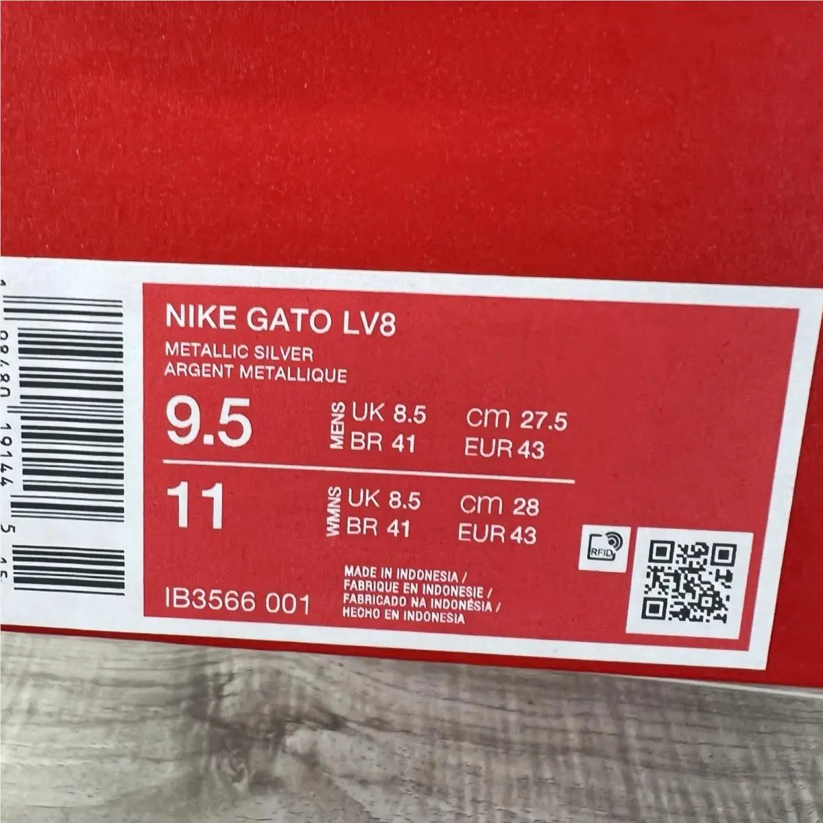 Nike shoes - Nike Gato - Gato - IB3566-001 - Silver 8
