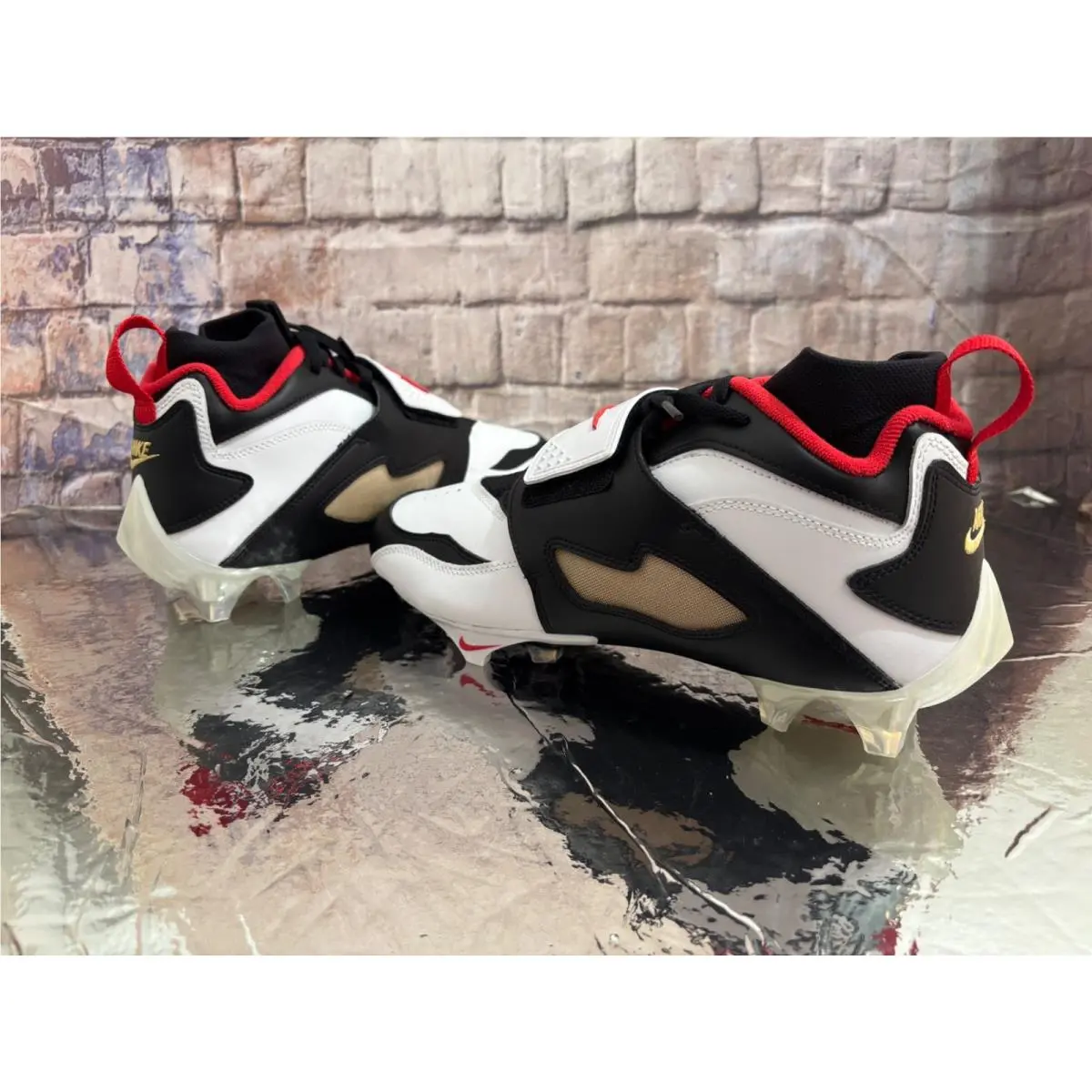 Nike shoes - Nike Air Diamond Turf - Air Diamond Turf - HF5298-100 - White/Black/Red (UPC: 197602949940) 5