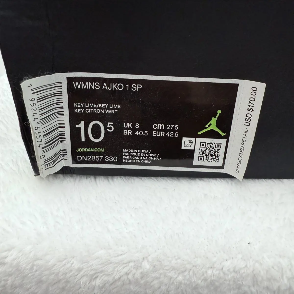 Nike shoes - Air Jordan 1 KO - Air - DN2857330 - Ghost Green 6