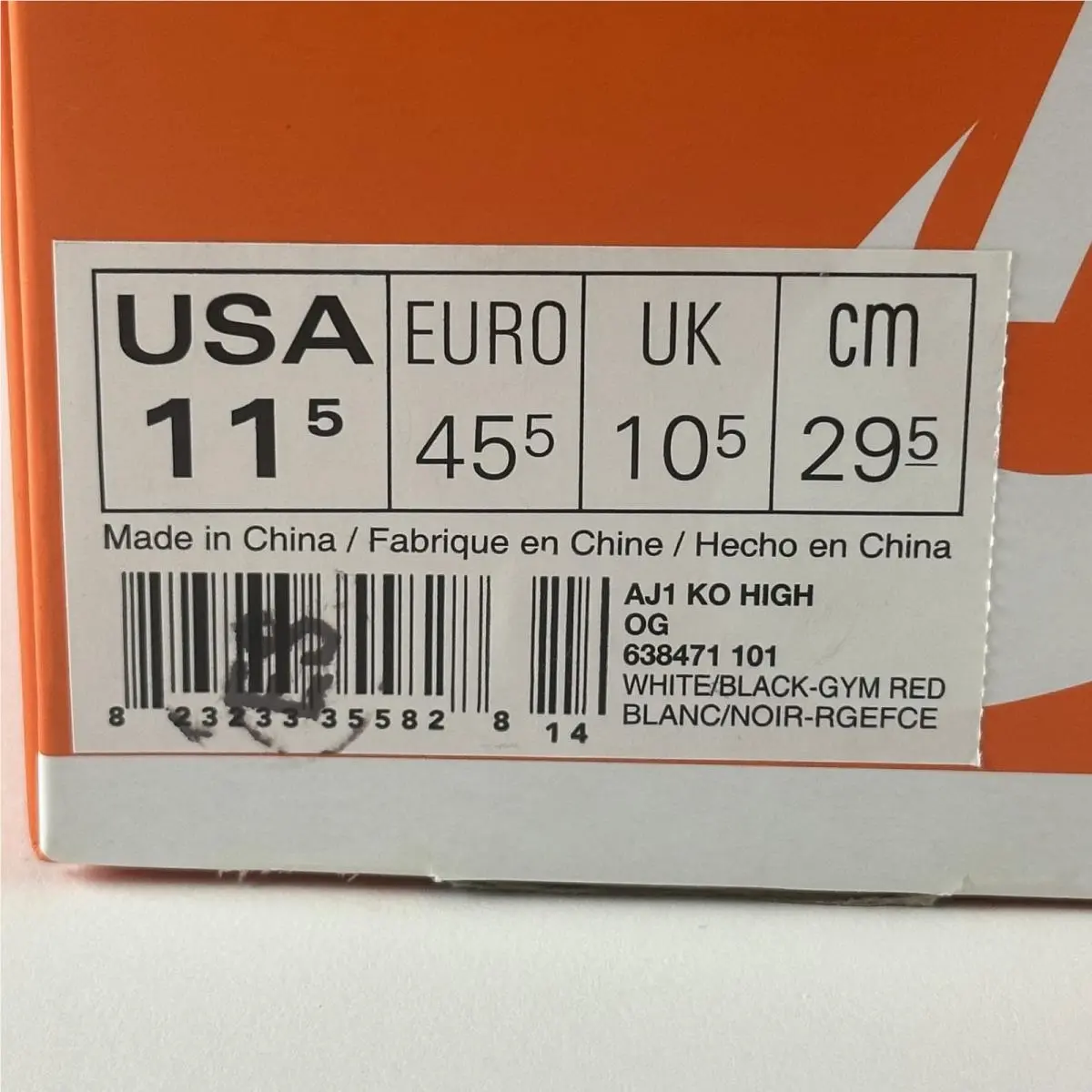 Nike shoes - Nike Air Jordan 1 - Air - Dn2857-330 - Red 9
