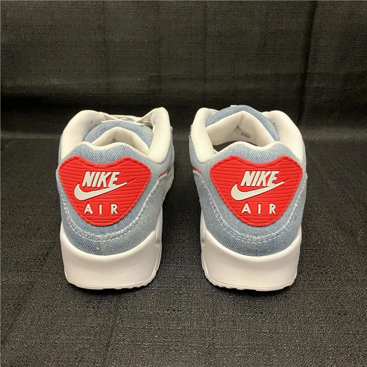 Nike shoes - Air Max 90 Denim - Air Max Denim - DV2120 900 - White Blue Denim Habanero Red 5
