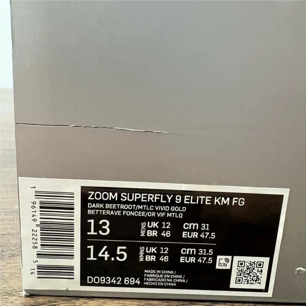 Nike shoes - Nike Zoom Mercurial Superfly 9 Elite Fg KM Mbappe - DO9342-694 - Bronze 9