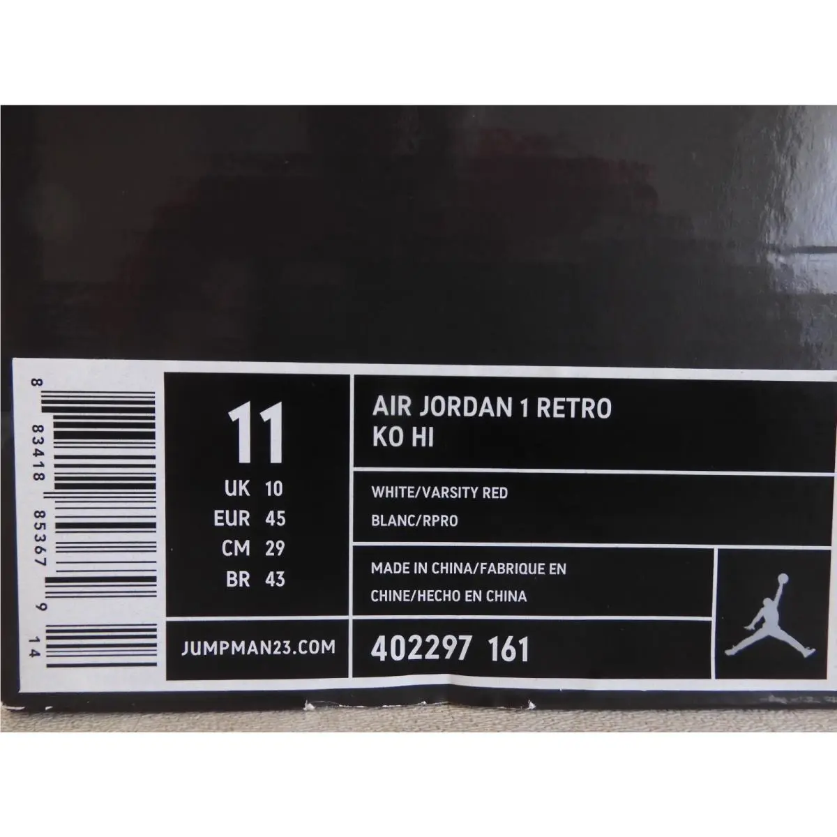 Nike shoes - Air Jordan 1 KO - Air - 402297 161 - White (UPC: 883418853679) 6