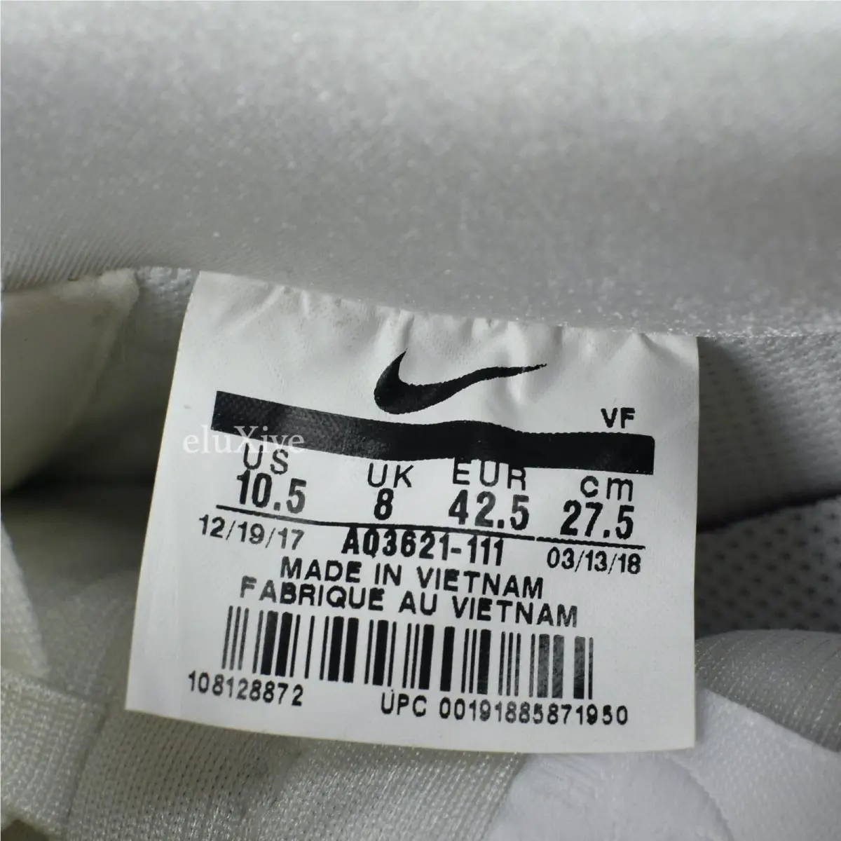 Nike shoes - Nike Air Force 1 - Air Force - AQ3621-111 - White 10
