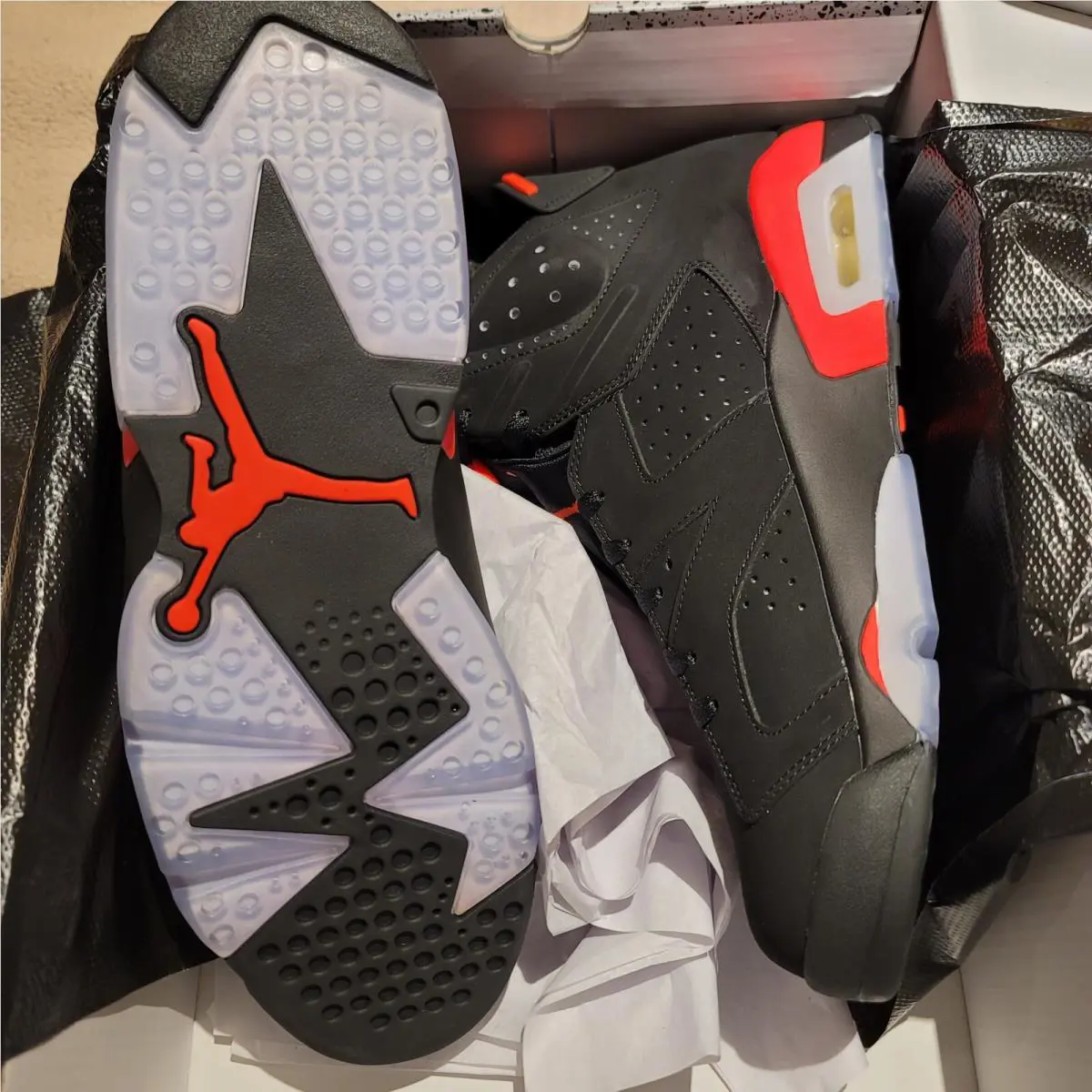 Nike shoes - Air Jordan 6 - Air - 384664-023 - Black (UPC: 0883153090988) 0