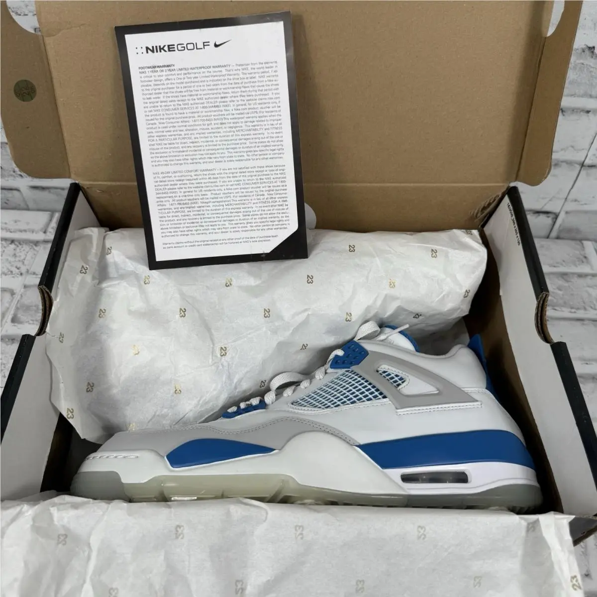 Nike shoes - Jordan 4 Golf - Golf - CU9981-101 - Multicolor 14