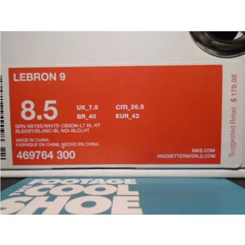 Nike shoes - Nike LeBron 9 - LeBron - 469764-300 - Blue 6