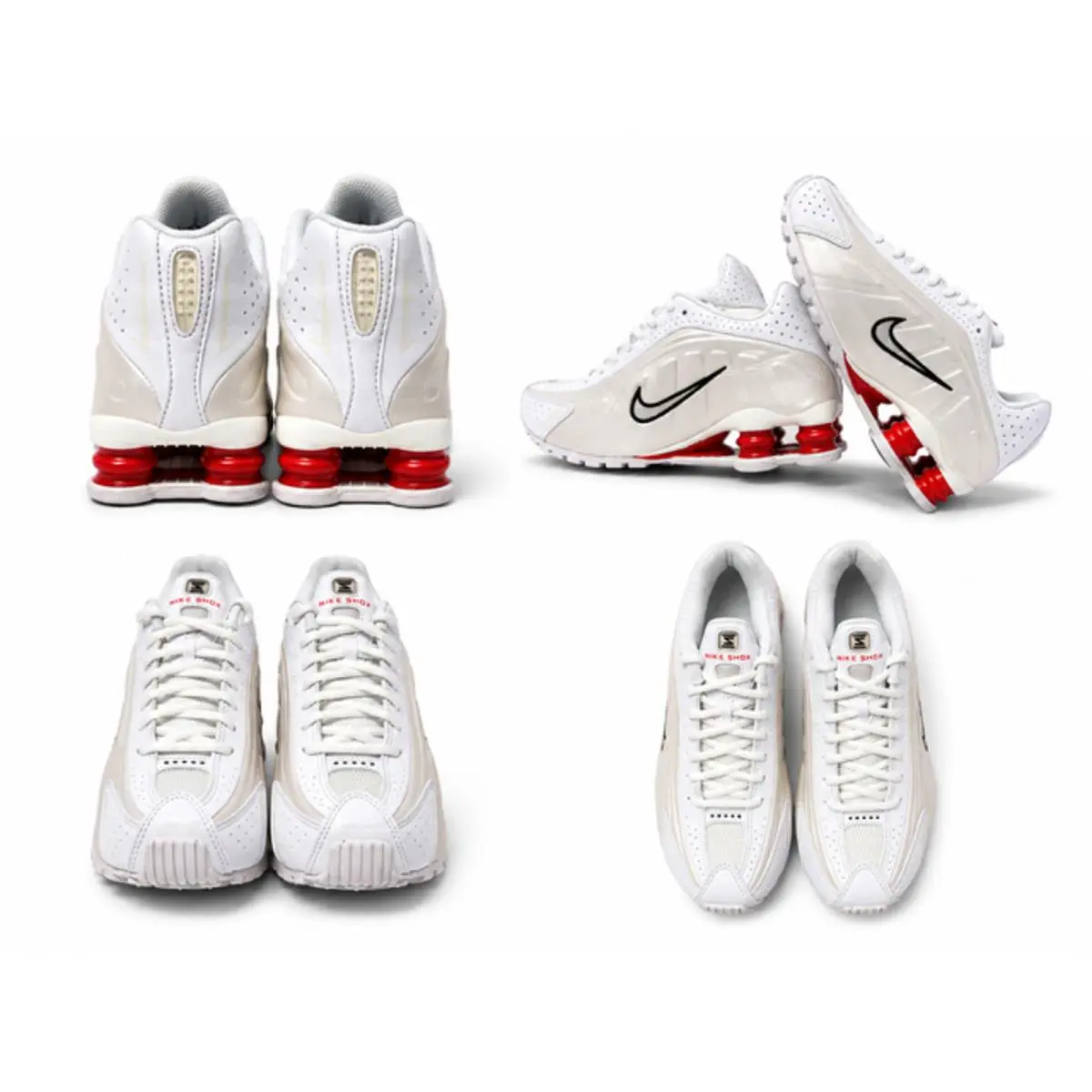 Nike shoes - Nike Shox R4 - Shox - AR3565-103 - White 5