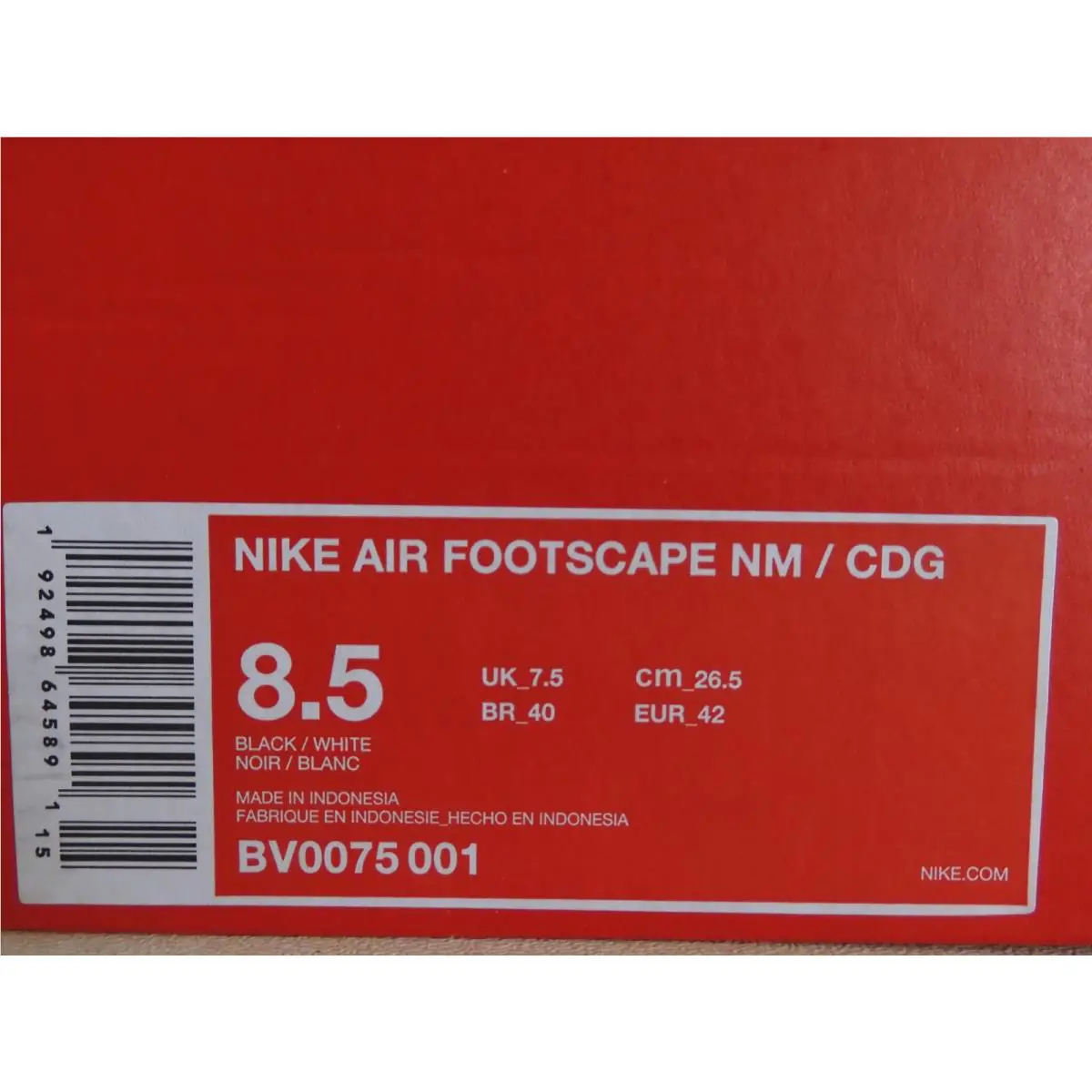 Nike shoes - Nike Air Footscape - Air Footscape - BV0075-001 - Black (UPC: 192498645891) 3