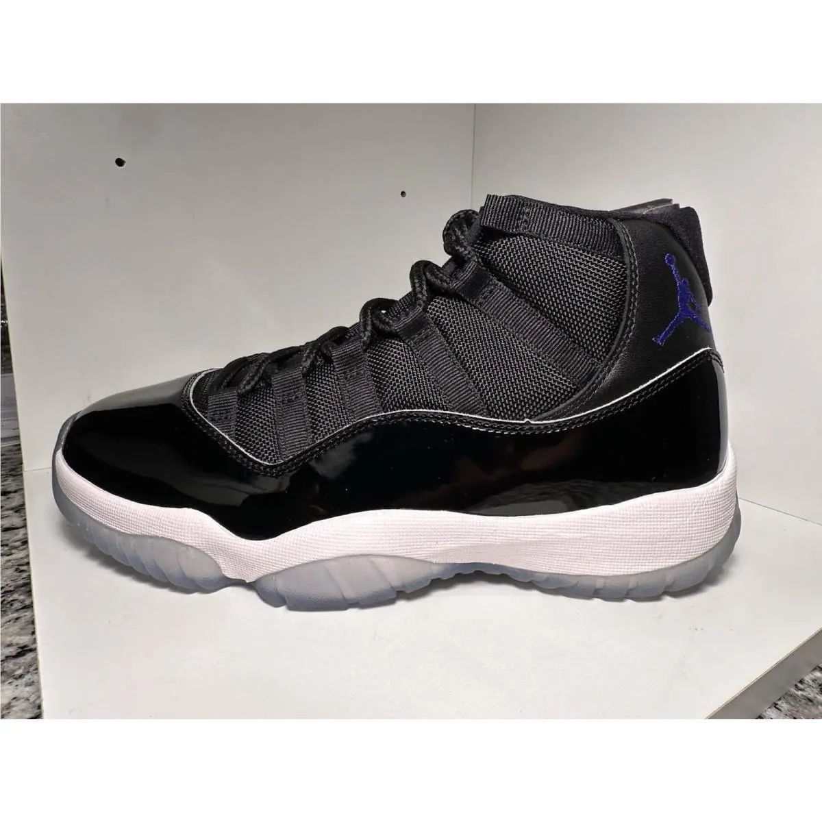 Nike shoes - Air Jordan 11 - Air - 378037-003 - Black, Manufacturer: Black/Concord/White (UPC: 0888507264244) 3