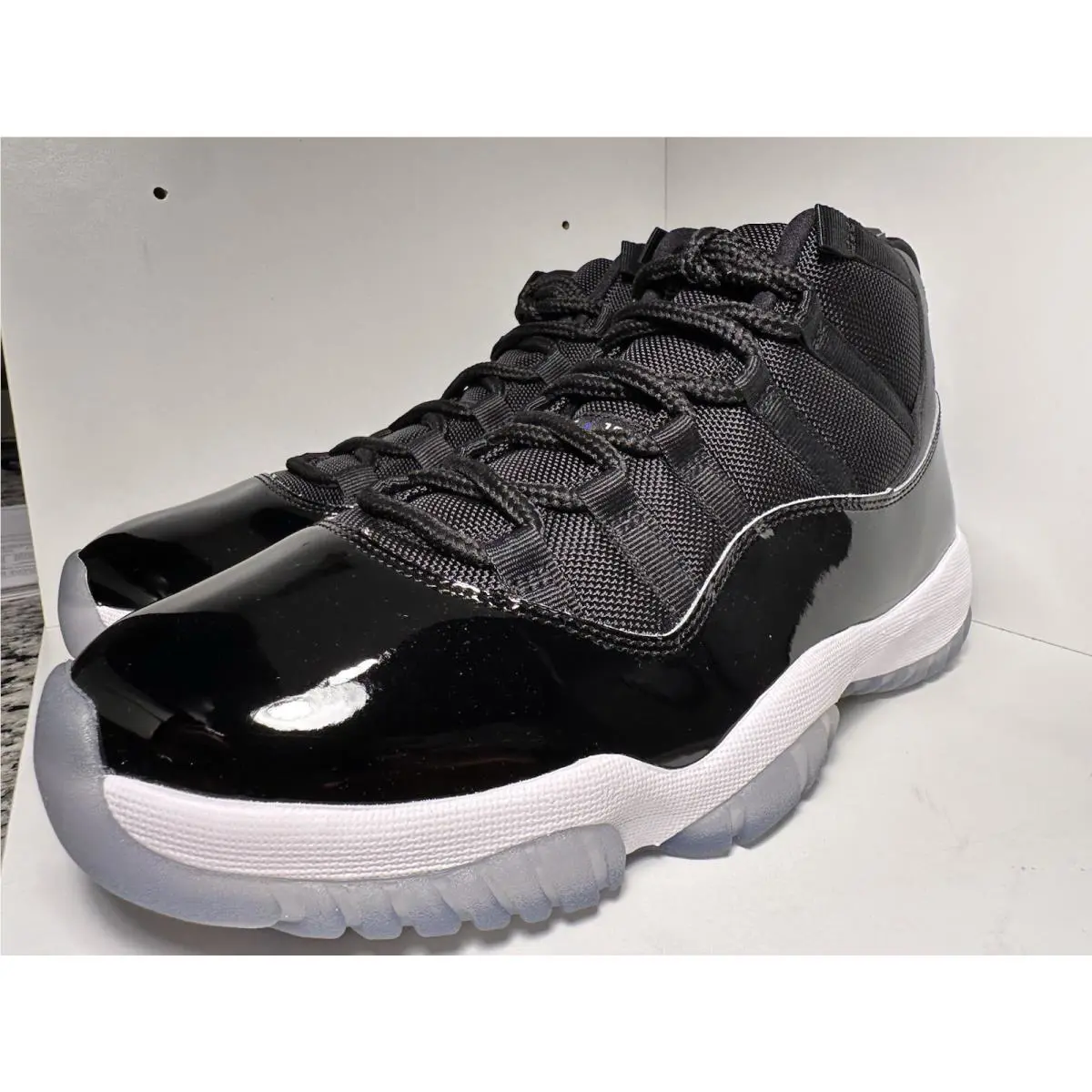 Nike shoes - Air Jordan 11 - Air - 378037-003 - Black, Manufacturer: Black/Concord/White (UPC: 0888507264244) 4