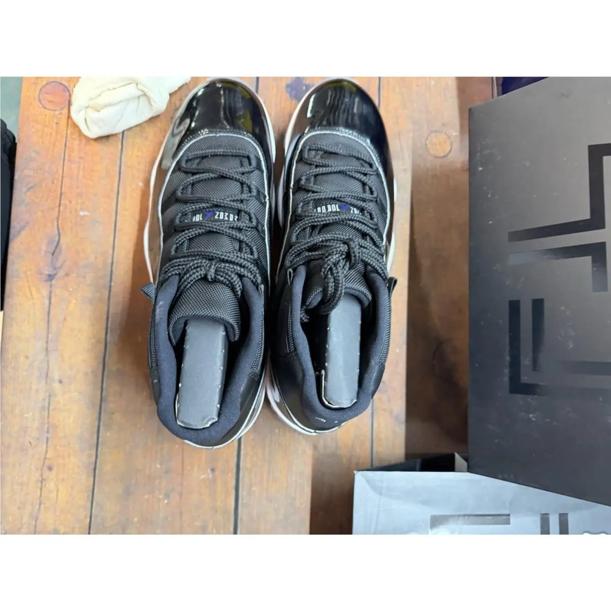 Nike shoes - Air Jordan 11 - Air - 378037-003 - Black (UPC: 0888507264442) 9